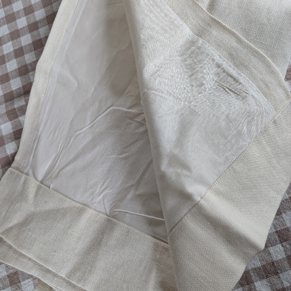 Restoration Hardware Belgian Linen Lined Curtain 84 - Picture 4 of 5